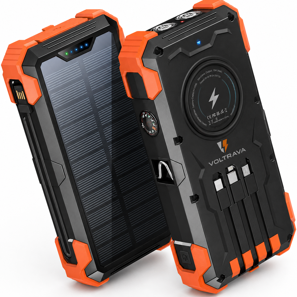 Voltrava® Solar Power Bank