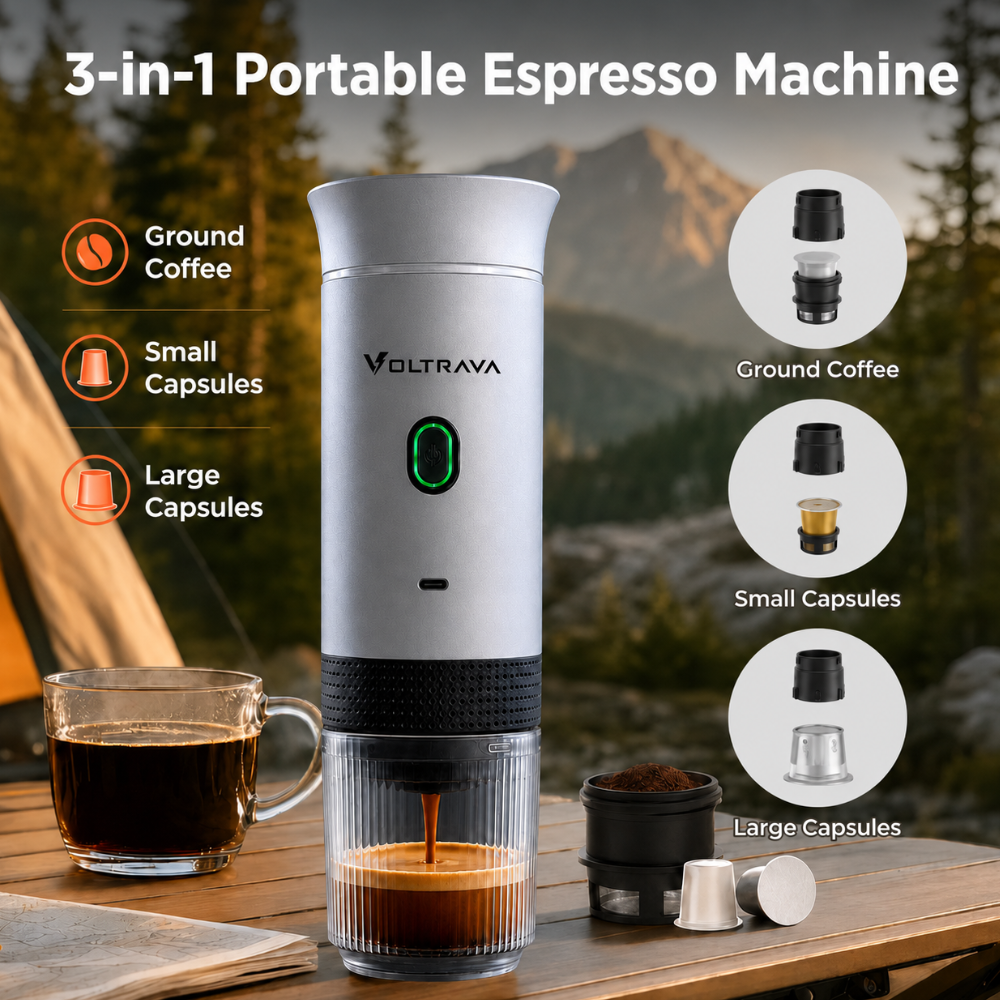 Voltrava® Portable Coffee Machine