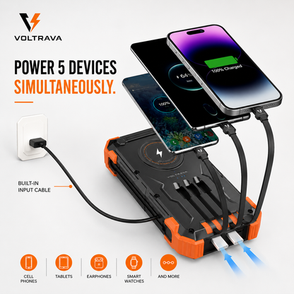 Voltrava® Solar Power Bank
