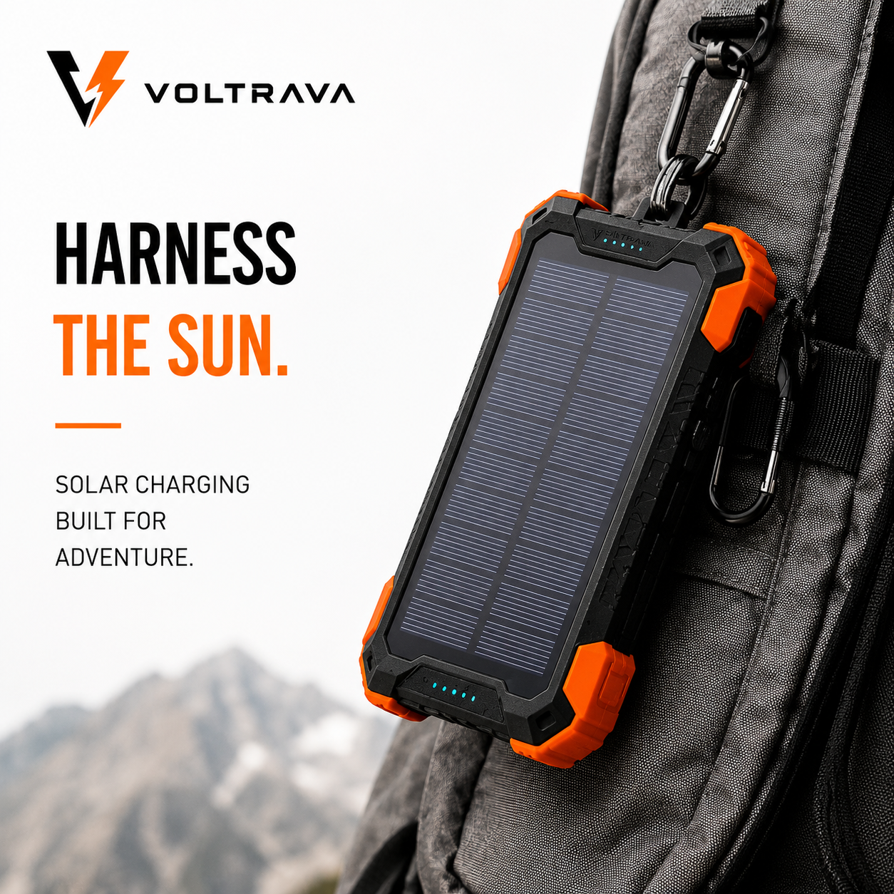 Voltrava® Solar Power Bank