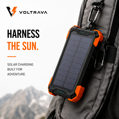 Voltrava® Solar Power Bank