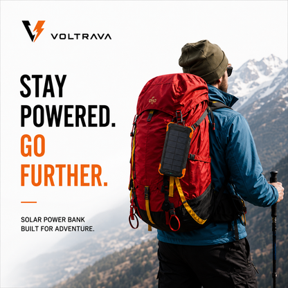 Voltrava® Solar Power Bank